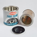 Printed Paint Tins